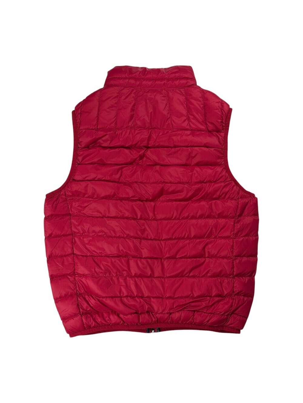 🎁 Puffer Vest Mens Red Lightweight Down Packable Size on Tag Small Hawke & Co - Picture 12 of 13